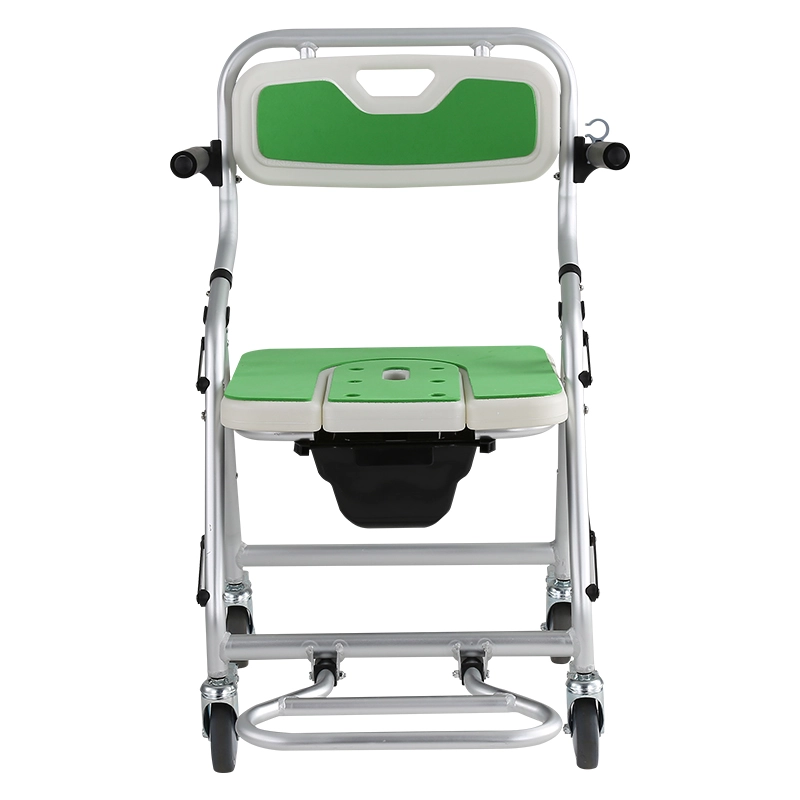 Foldable Toilet Shower Commode Chair
